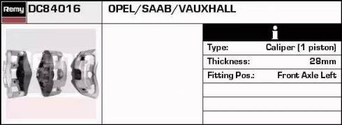 Remy DC84016 - Əyləc kaliperi furqanavto.az