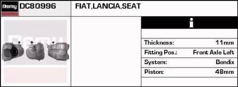Remy DC80996 - Əyləc kaliperi furqanavto.az