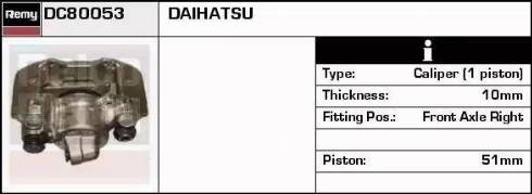 Remy DC80053 - Əyləc kaliperi furqanavto.az