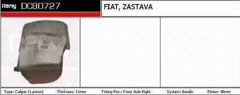 Remy DC80727 - Əyləc kaliperi furqanavto.az