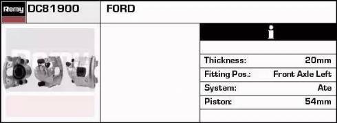 Remy DC81900 - Əyləc kaliperi furqanavto.az