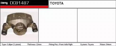 Remy DC81487 - Əyləc kaliperi furqanavto.az