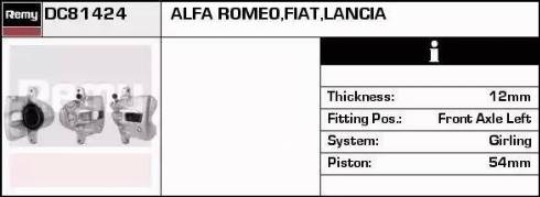 Remy DC81424 - Əyləc kaliperi furqanavto.az