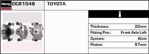 Remy DC81548 - Əyləc kaliperi furqanavto.az