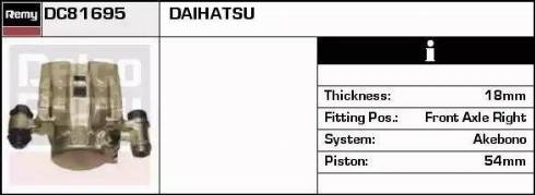 Remy DC81695 - Əyləc kaliperi furqanavto.az
