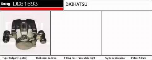 Remy DC81693 - Əyləc kaliperi furqanavto.az