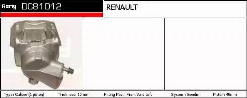 Remy DC81012 - Əyləc kaliperi furqanavto.az