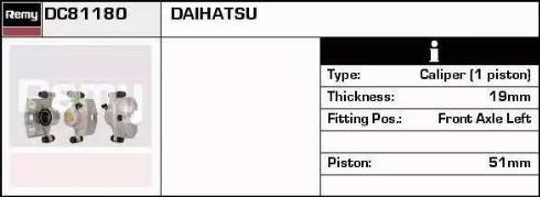Remy DC81180 - Əyləc kaliperi furqanavto.az