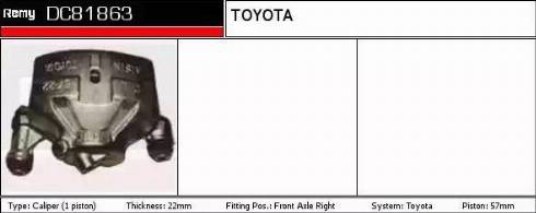 Remy DC81863 - Əyləc kaliperi furqanavto.az