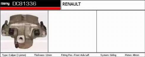 Remy DC81336 - Əyləc kaliperi furqanavto.az