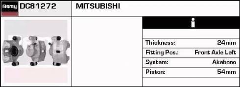 Remy DC81272 - Əyləc kaliperi furqanavto.az