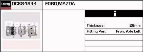 Remy DC884944 - Əyləc kaliperi furqanavto.az