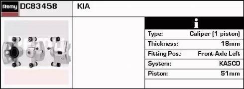 Remy DC83458 - Əyləc kaliperi furqanavto.az