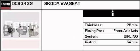 Remy DC83432 - Əyləc kaliperi furqanavto.az