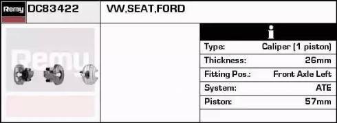 Remy DC83422 - Əyləc kaliperi furqanavto.az