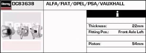 Remy DC83638 - Əyləc kaliperi furqanavto.az