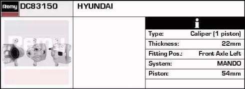 Remy DC83150 - Əyləc kaliperi furqanavto.az