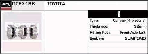 Remy DC83186 - Əyləc kaliperi furqanavto.az