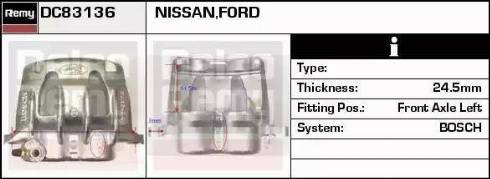 Remy DC83136 - Əyləc kaliperi furqanavto.az