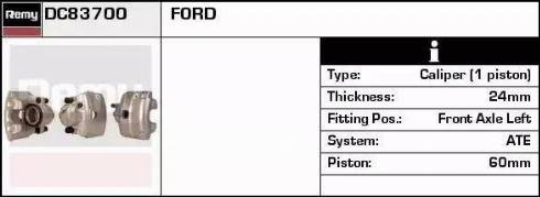 Remy DC83700 - Əyləc kaliperi furqanavto.az
