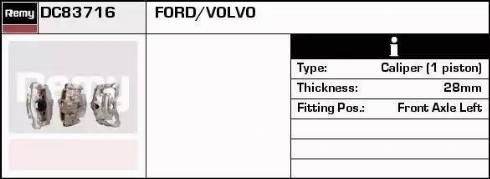 Remy DC83716 - Əyləc kaliperi furqanavto.az
