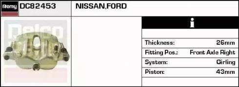 Remy DC82453 - Əyləc kaliperi furqanavto.az