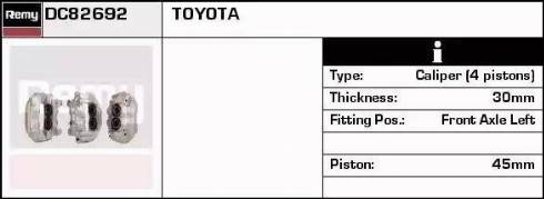 Remy DC82692 - Əyləc kaliperi furqanavto.az