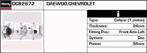 Remy DC82672 - Əyləc kaliperi furqanavto.az