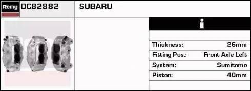 Remy DC82882 - Əyləc kaliperi furqanavto.az