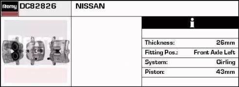 Remy DC82826 - Əyləc kaliperi furqanavto.az