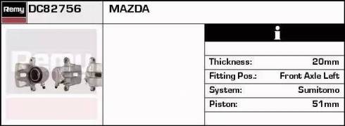 Remy DC82756 - Əyləc kaliperi furqanavto.az