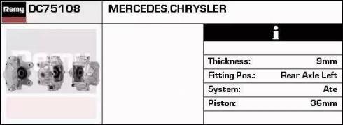 Remy DC75108 - Əyləc kaliperi furqanavto.az