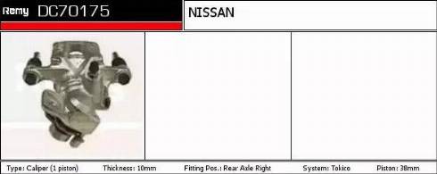 Remy DC70175 - Əyləc kaliperi furqanavto.az