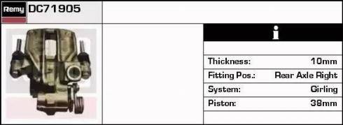 Remy DC71905 - Əyləc kaliperi furqanavto.az