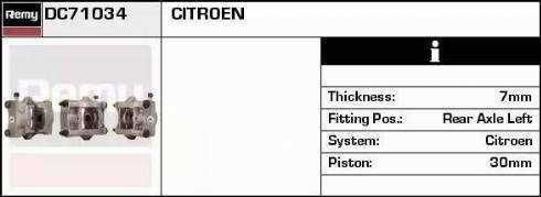 Remy DC71034 - Əyləc kaliperi furqanavto.az