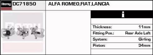 Remy DC71850 - Əyləc kaliperi furqanavto.az