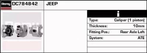 Remy DC784842 - Əyləc kaliperi furqanavto.az