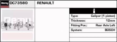 Remy DC73580 - Əyləc kaliperi furqanavto.az