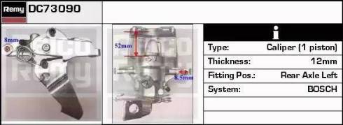 Remy DC73090 - Əyləc kaliperi furqanavto.az