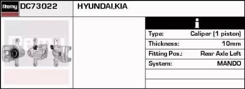 Remy DC73022 - Əyləc kaliperi furqanavto.az