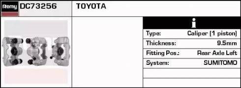 Remy DC73256 - Əyləc kaliperi furqanavto.az