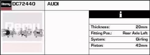 Remy DC72440 - Əyləc kaliperi furqanavto.az