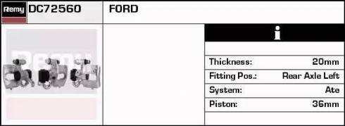 Remy DC72560 - Əyləc kaliperi furqanavto.az