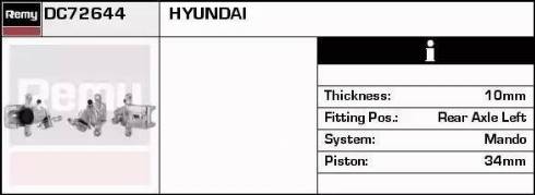 Remy DC72644 - Əyləc kaliperi furqanavto.az