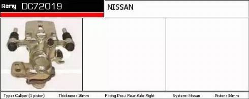 Remy DC72019 - Əyləc kaliperi furqanavto.az