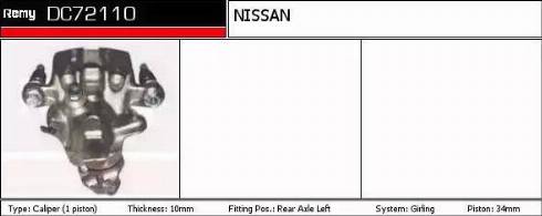 Remy DC72110 - Əyləc kaliperi furqanavto.az