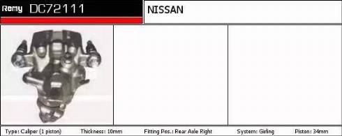 Remy DC72111 - Əyləc kaliperi furqanavto.az