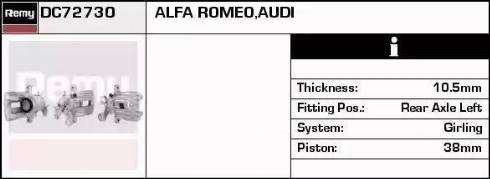 Remy DC72730 - Əyləc kaliperi furqanavto.az