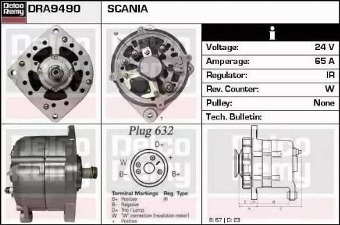 Remy DRA9490 - Alternator furqanavto.az