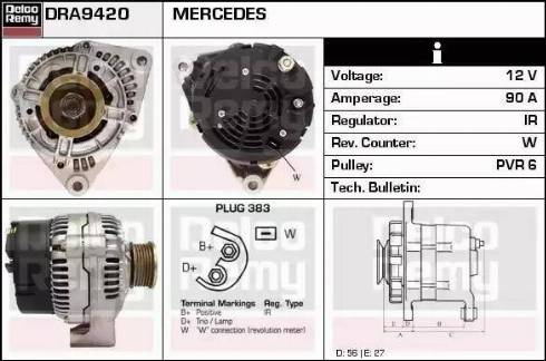 Remy DRA9420 - Alternator furqanavto.az